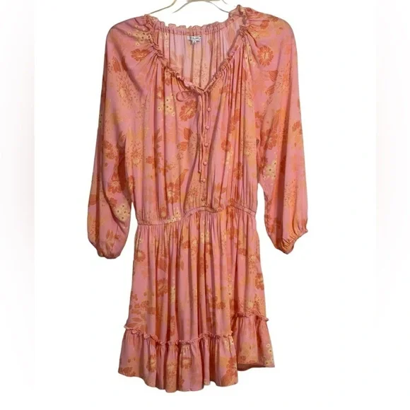 Z Supply Montecito Floral Dress In Sunkist Floral. Size Large GUC - Picture 4 of 14